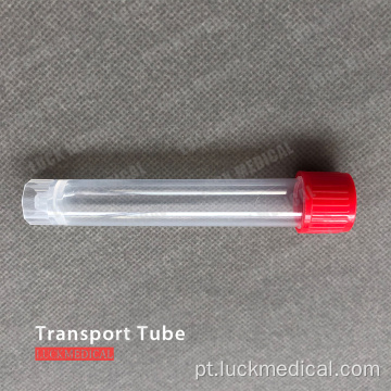 Tubo vazio de transporte de covid-19 swab fda